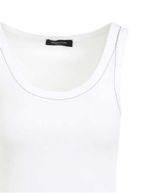 Canotta donna in jersey Fabiana Filippi | JED265F150L18021